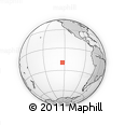 Outline Map of the Area around 19° 32' 24" S, 123° 10' 30" W, rectangular outline