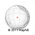 Outline Map of the Area around 19° 32' 24" S, 131° 40' 30" W, rectangular outline