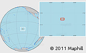 Gray Location Map of the area around 19° 32' 24" S, 133° 22' 30" W