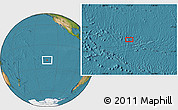 Satellite Location Map of the area around 19° 32' 24" S, 133° 22' 30" W