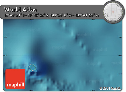 Satellite Map of the Area around 19° 32' 24" S, 140° 10' 30" W