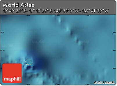Satellite Map of the Area around 19° 32' 24" S, 140° 10' 30" W