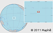 Gray Location Map of the area around 19° 32' 24" S, 146° 58' 29" W