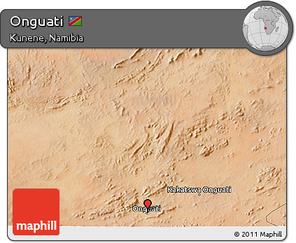 Satellite 3D Map of Onguati