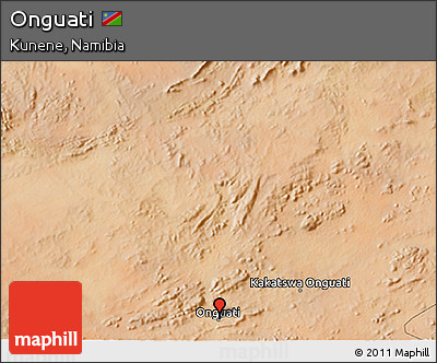 Satellite 3D Map of Onguati