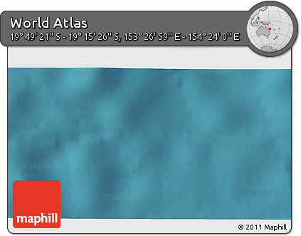 Satellite 3D Map of the Area around 19° 32' 24" S, 153° 55' 30" E