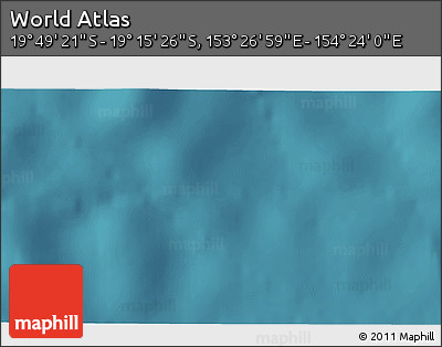 Satellite 3D Map of the Area around 19° 32' 24" S, 153° 55' 30" E