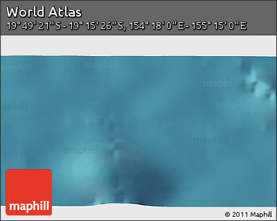 Satellite 3D Map of the Area around 19° 32' 24" S, 154° 46' 30" E