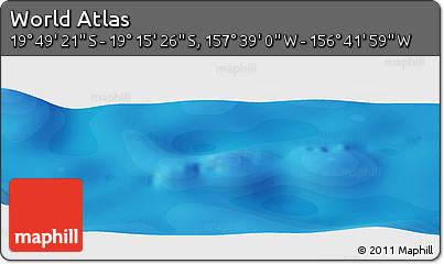 Political Panoramic Map of the Area around 19° 32' 24" S, 157° 10' 30" W