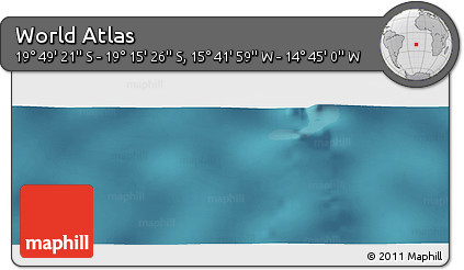 Satellite Panoramic Map of the Area around 19° 32' 24" S, 15° 13' 29" W