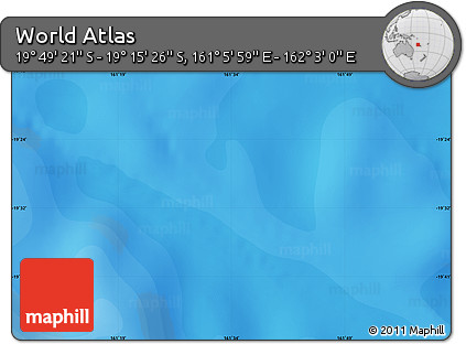 Political Map of the Area around 19° 32' 24" S, 161° 34' 29" E