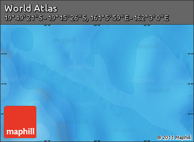 Political Map of the Area around 19° 32' 24" S, 161° 34' 29" E