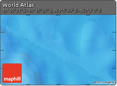 Political Map of the Area around 19° 32' 24" S, 161° 34' 29" E