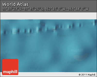 Satellite 3D Map of the Area around 19° 32' 24" S, 162° 16' 30" W