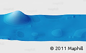 Political Panoramic Map of the area around 19° 32' 24" S, 167° 22' 30" W