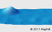 Shaded Relief Panoramic Map of the area around 19° 32' 24" S, 167° 22' 30" W