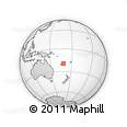 Outline Map of the Area around 19° 32' 24" S, 168° 22' 30" E, rectangular outline