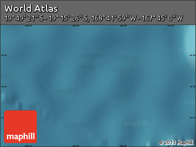 Satellite Map of the Area around 19° 32' 24" S, 168° 13' 29" W