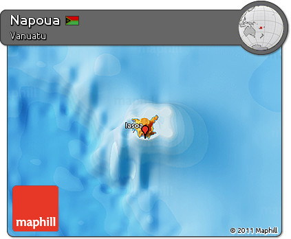 Political 3D Map of Napoua
