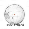 Outline Map of the Area around 19° 32' 24" S, 170° 46' 30" W, rectangular outline