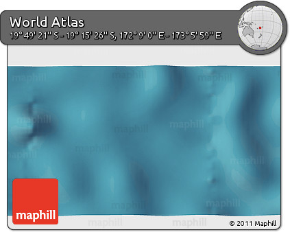Satellite 3D Map of the Area around 19° 32' 24" S, 172° 37' 30" E