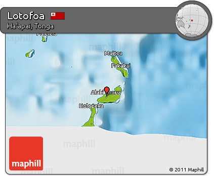 Physical 3D Map of Lotofoa