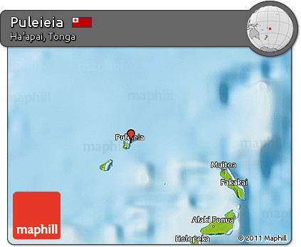 Physical 3D Map of Puleieia