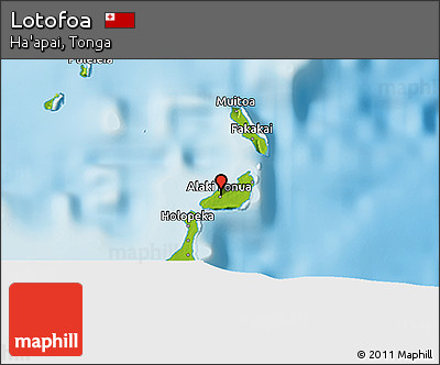 Physical 3D Map of Lotofoa