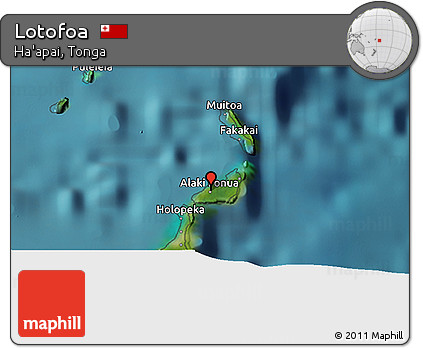 Satellite 3D Map of Lotofoa