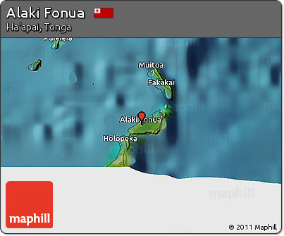 Satellite 3D Map of Alaki Fonua