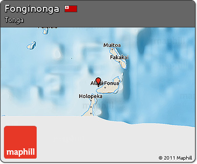 Shaded Relief 3D Map of Fonginonga