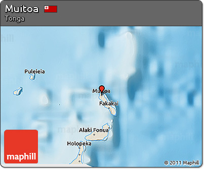 Shaded Relief 3D Map of Muitoa