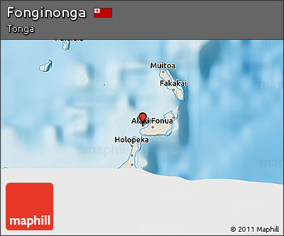 Shaded Relief 3D Map of Fonginonga
