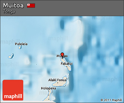 Shaded Relief 3D Map of Muitoa