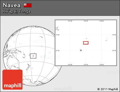 Blank Location Map of Navea