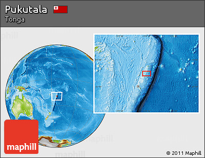 Physical Location Map of Pukutala