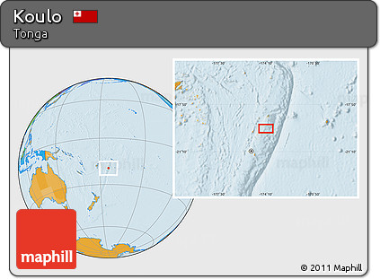 Political Location Map of Koulo