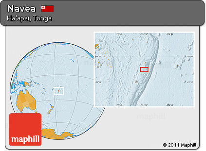 Political Location Map of Navea
