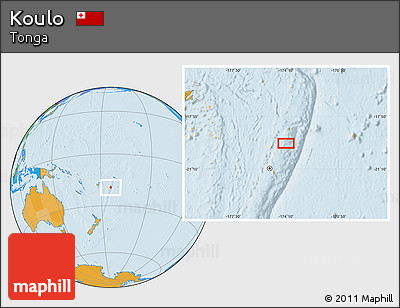 Political Location Map of Koulo