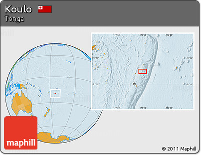 Political Location Map of Koulo
