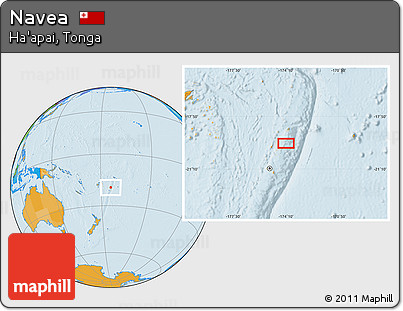 Political Location Map of Navea