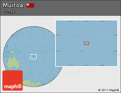 Savanna Style Location Map of Muitoa