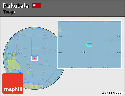 Savanna Style Location Map of Pukutala