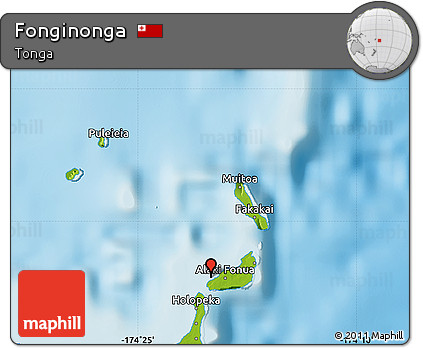 Physical Map of Fonginonga