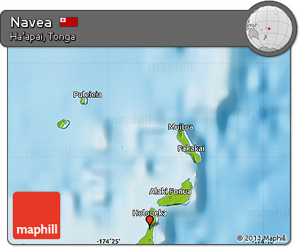 Physical Map of Navea