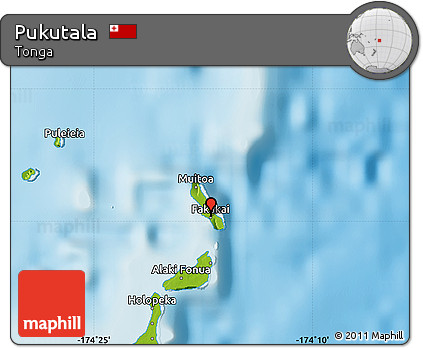 Physical Map of Pukutala