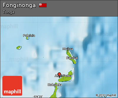 Physical Map of Fonginonga