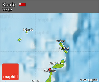 Physical Map of Koulo