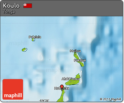Physical Map of Koulo