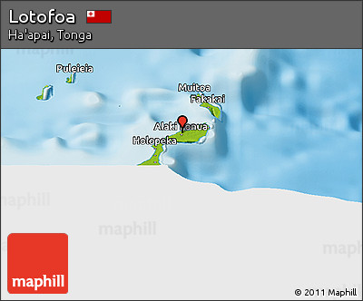 Physical Panoramic Map of Lotofoa